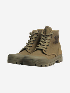 Celine Green Patapans army boots - size EU 37