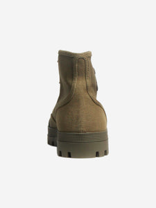 Celine Green Patapans army boots - size EU 37