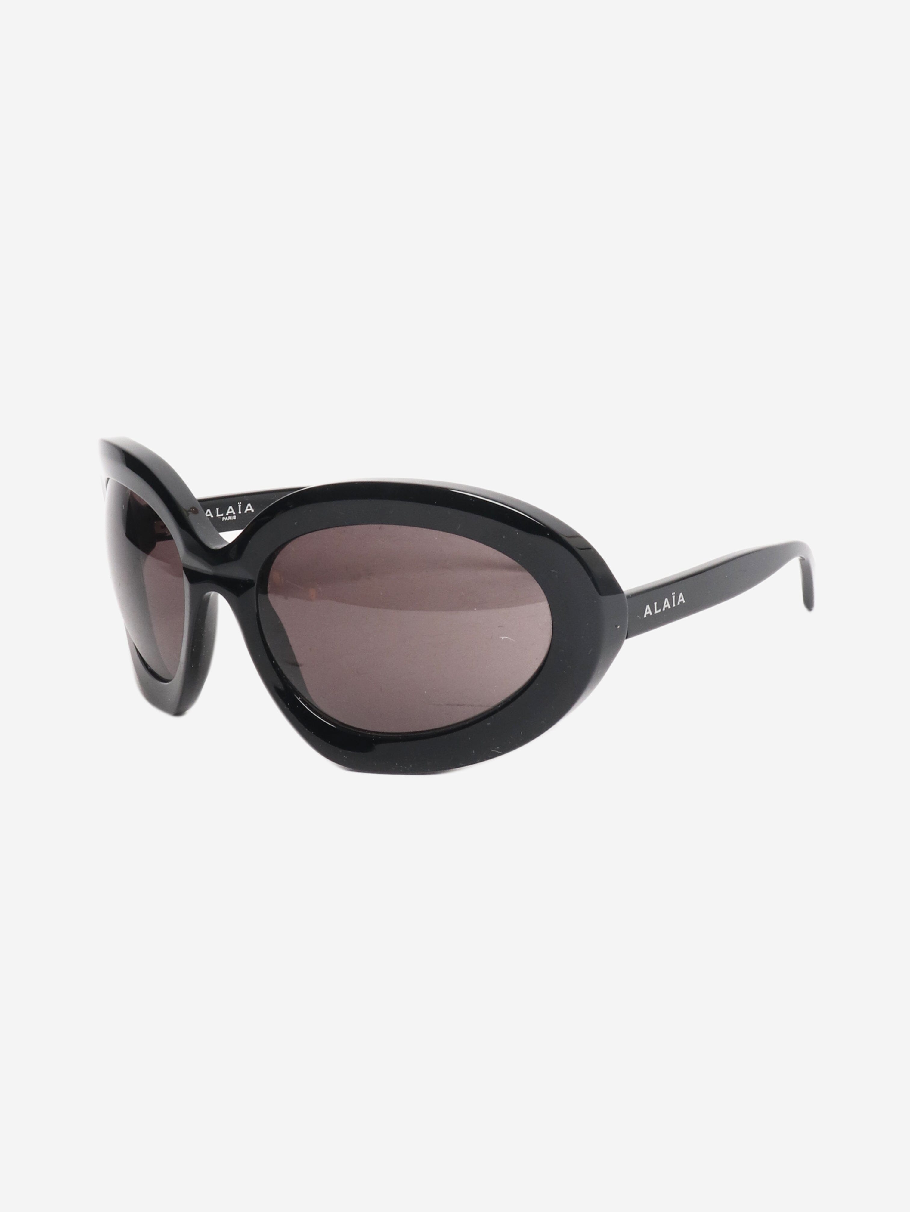 Black oversized butterfly sunglasses Sunglasses Alaia 