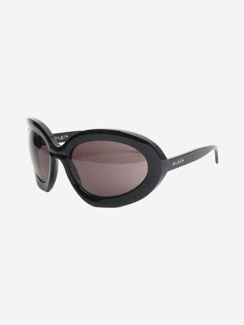 Black oversized butterfly sunglasses Sunglasses Alaia 