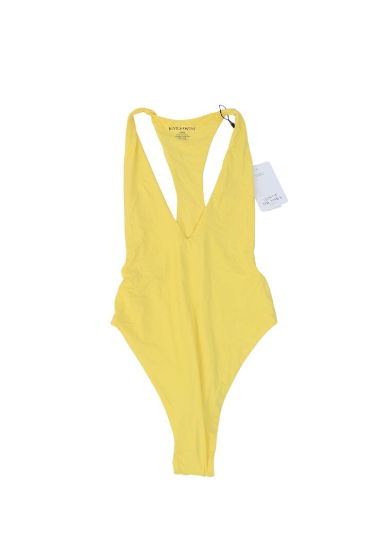 Yellow One Piece Myra Swim 