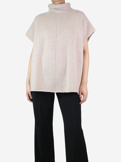 Beige oversized sleeveless jumper - size M Knitwear Allude 