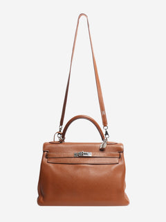 Brown Kelly bag Top Handle Bags Hermes 