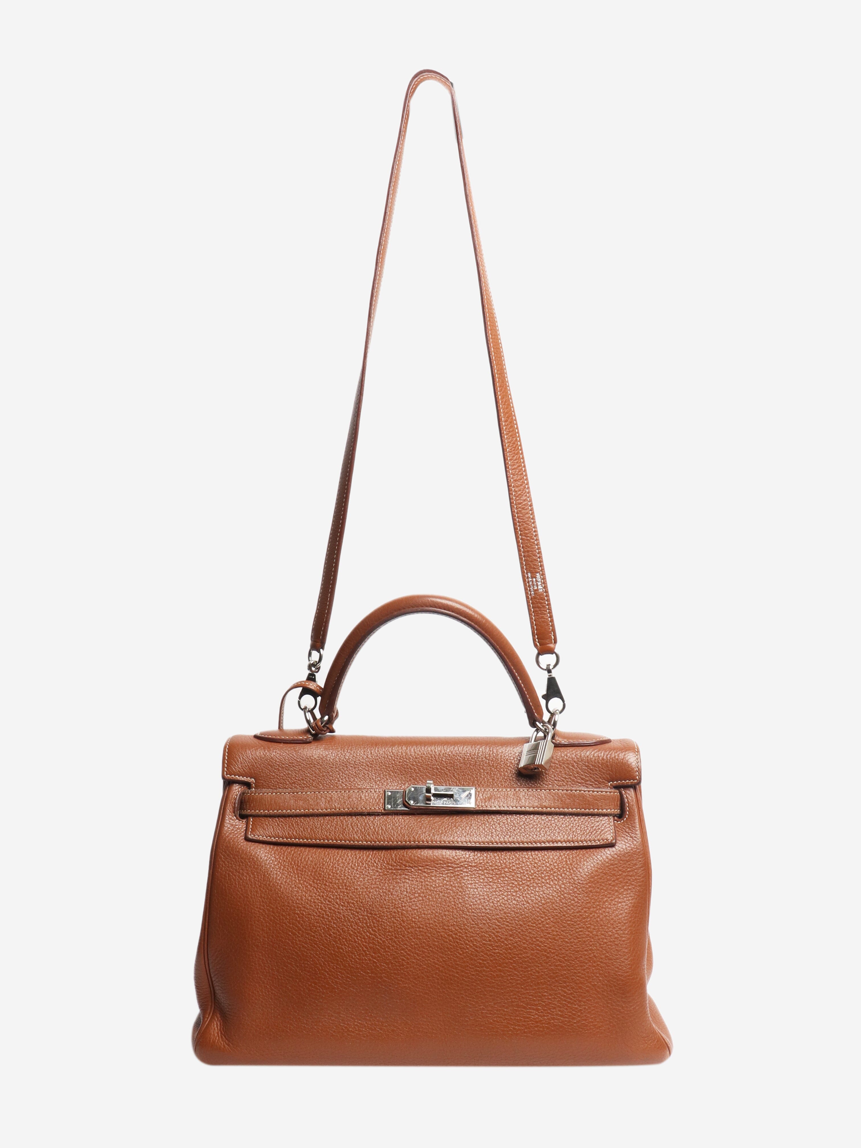 Brown Kelly bag Top Handle Bags Hermes 