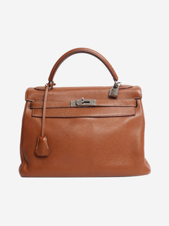 Brown Kelly bag Top Handle Bags Hermes 