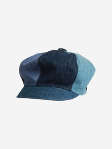 Christian Dior Blue denim baker boy cap