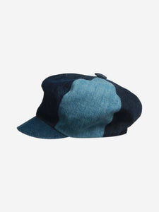 Christian Dior Blue denim baker boy cap