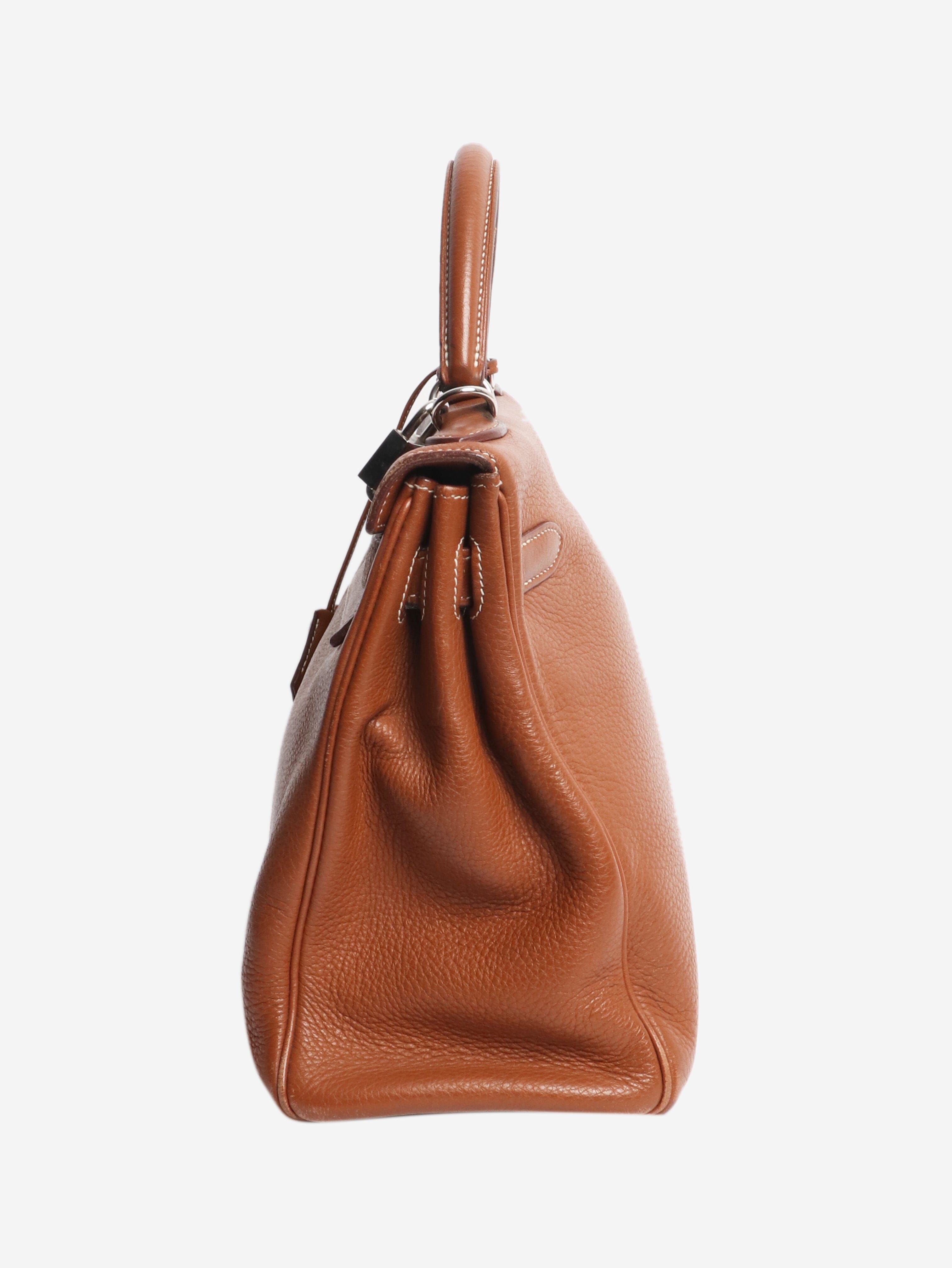 Brown Kelly bag Top Handle Bags Hermes 