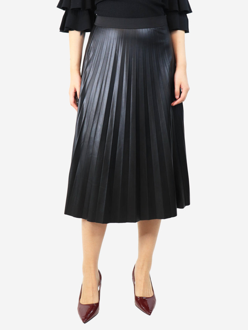 Amelia pleated midi skirt