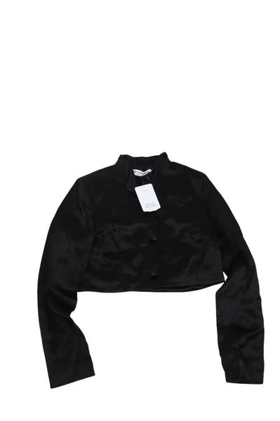 Martin Martin Black cropped jacket - size UK 8 product image
