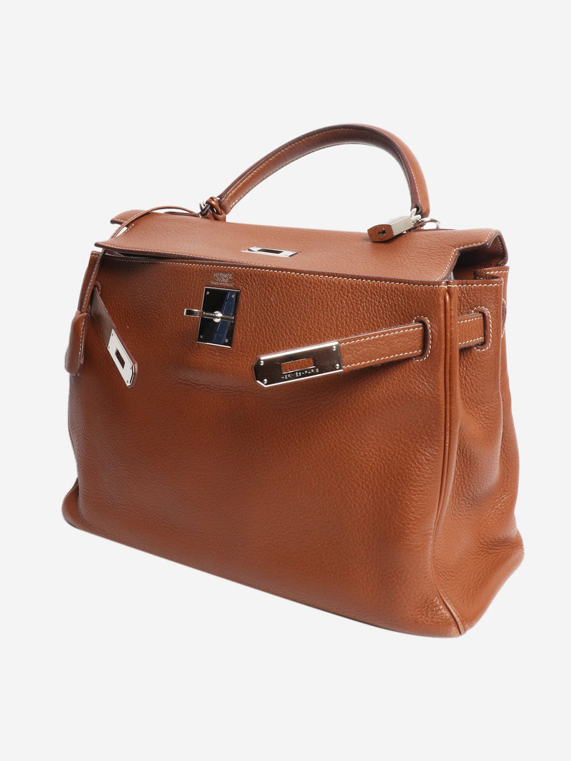 Brown Kelly bag Top Handle Bags Hermes 