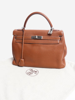 Brown Kelly bag Top Handle Bags Hermes 