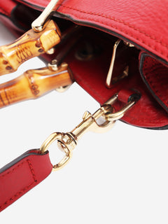 Red Bamboo Shopper tote Tote Bags Gucci 
