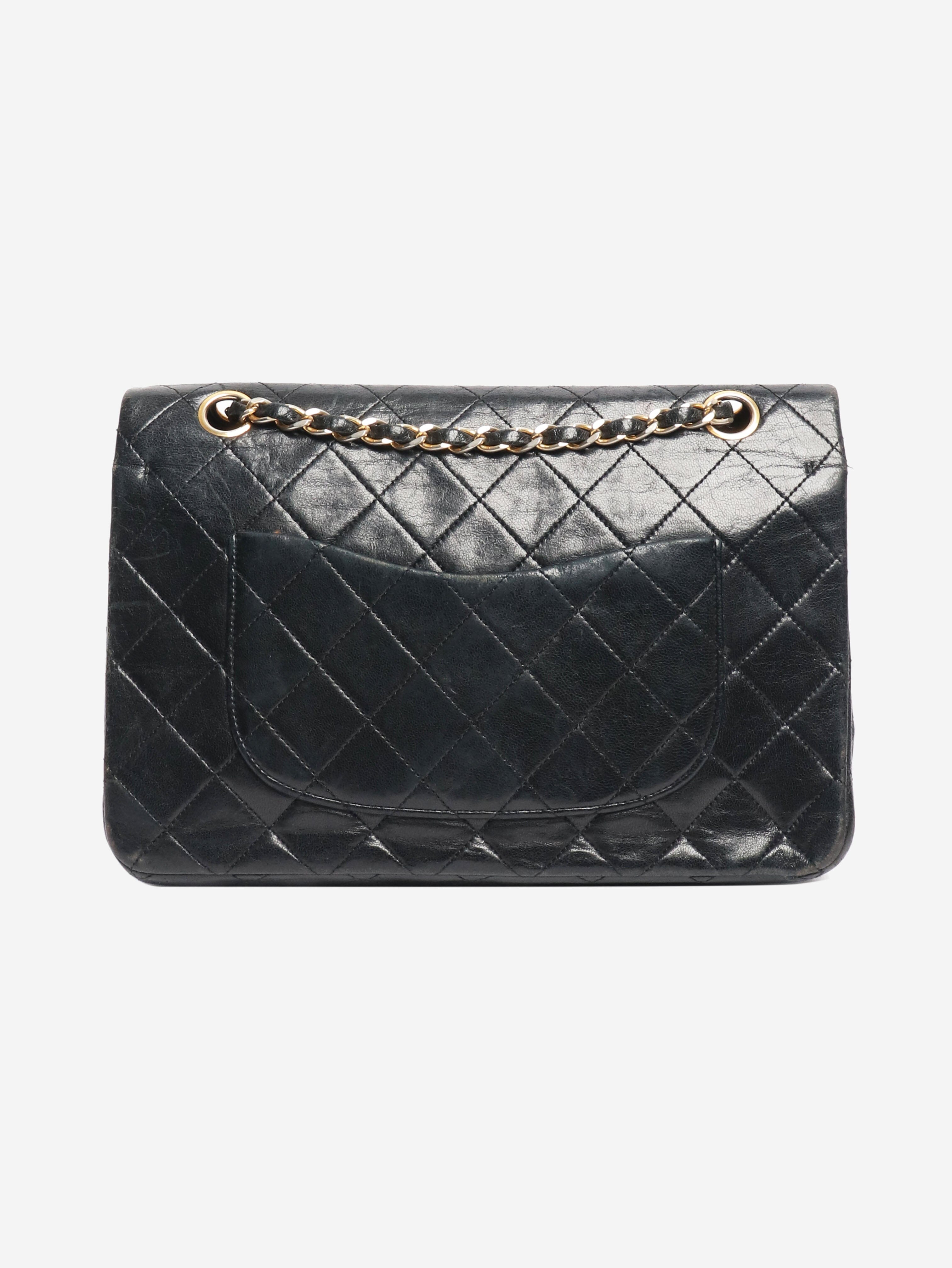 Chanel Black 1984 - 1986 vintage classic flap bag Cross Body Bags Chanel 