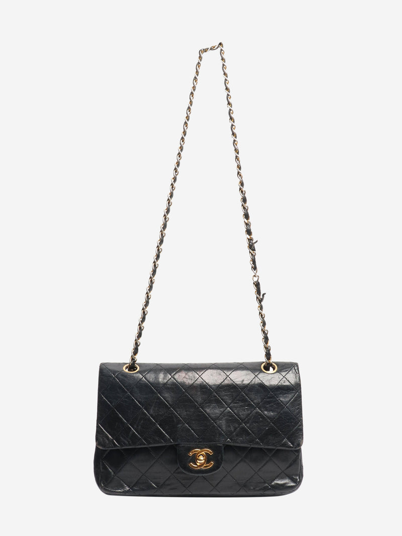 Chanel Black 1984 - 1986 vintage classic flap bag Cross Body Bags Chanel 