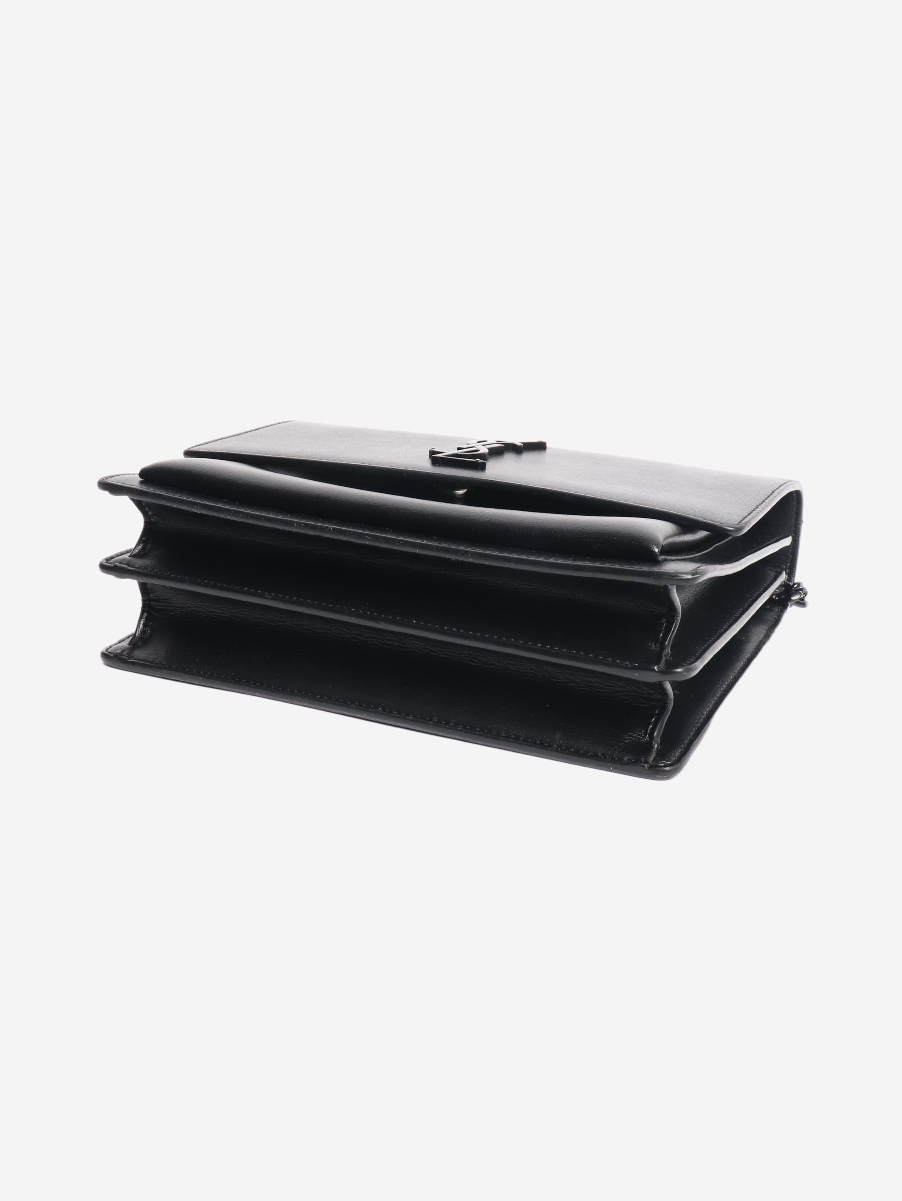 Black medium Sunset bag Cross-body Bags Saint Laurent 