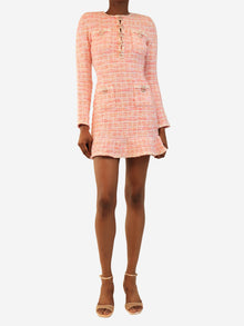 Pink boucle mini dress - size XS Dresses self-portrait 