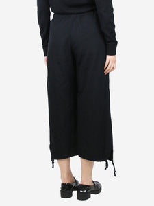 Comme Des Garçons GIRL Black drawstring trousers - size M