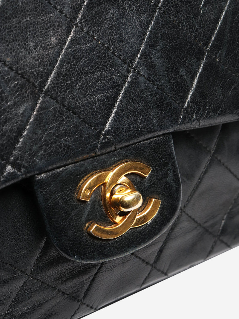 Chanel Black 1984 - 1986 vintage classic flap bag Cross Body Bags Chanel 