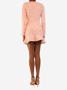 Pink boucle mini dress - size XS Dresses self-portrait 
