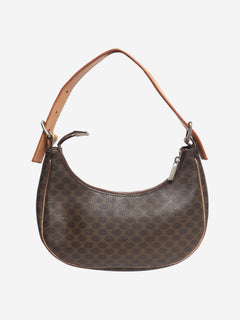 Brown vintage Macadam shoulder bag Shoulder bags Celine 