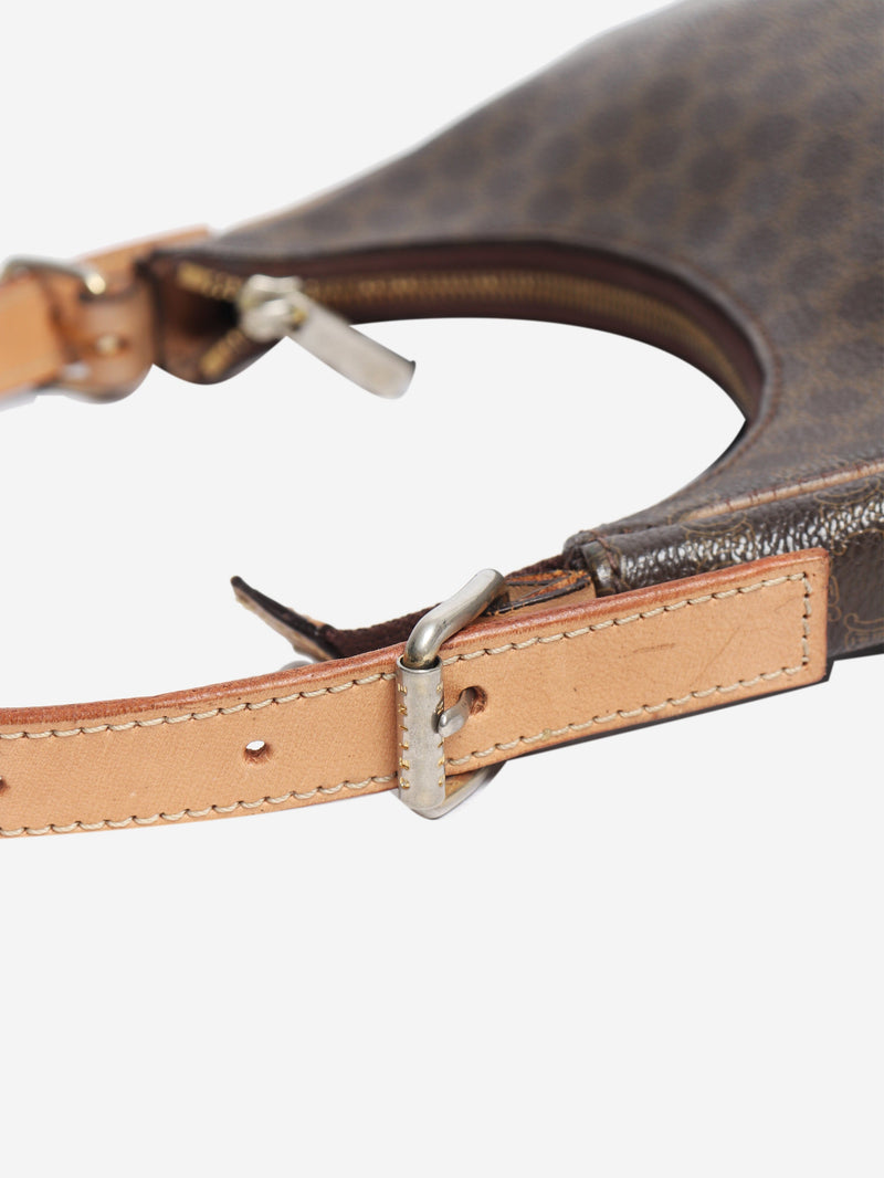 Brown vintage Macadam shoulder bag Shoulder bags Celine 