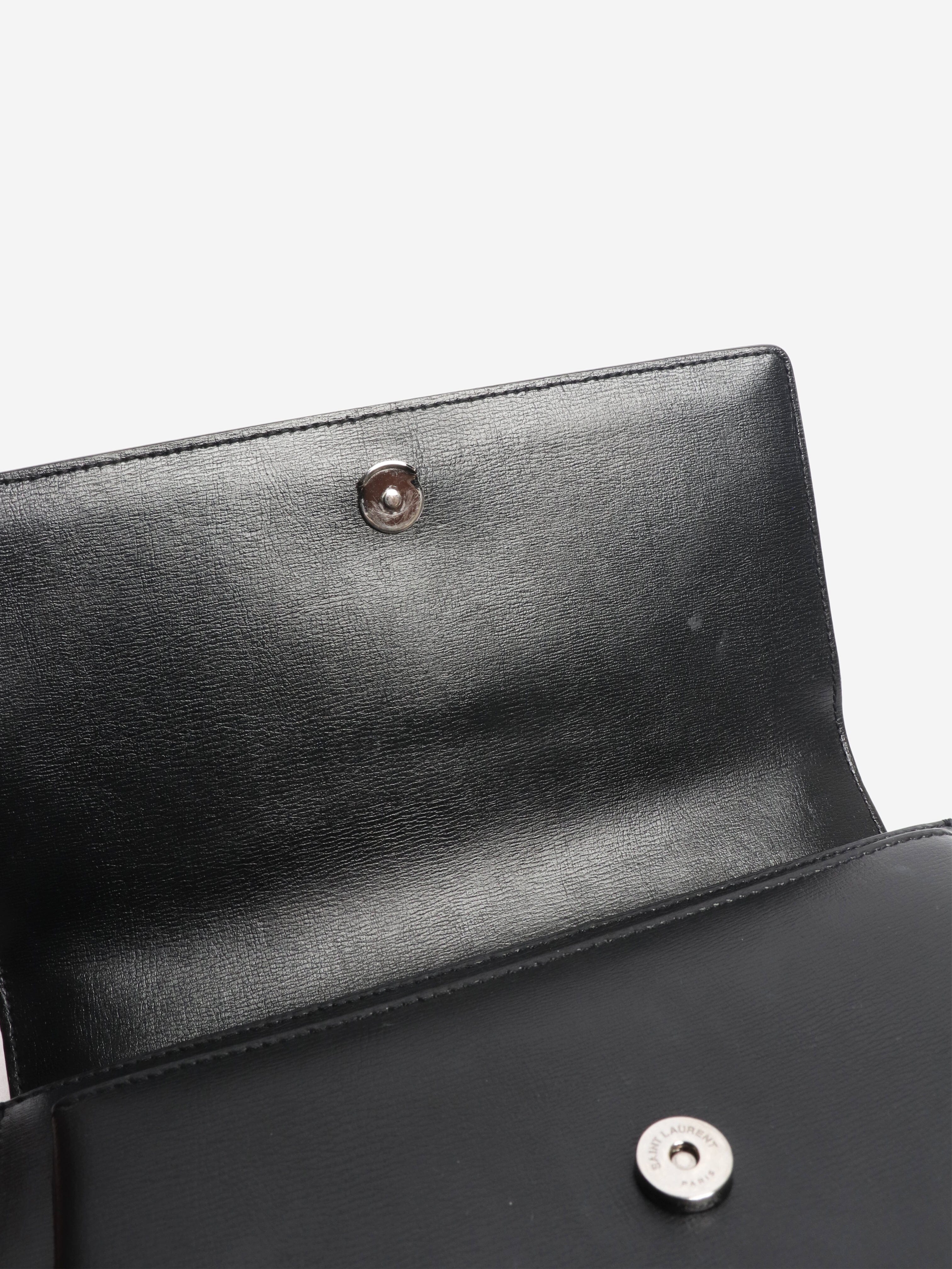 Black medium Sunset bag Cross-body Bags Saint Laurent 
