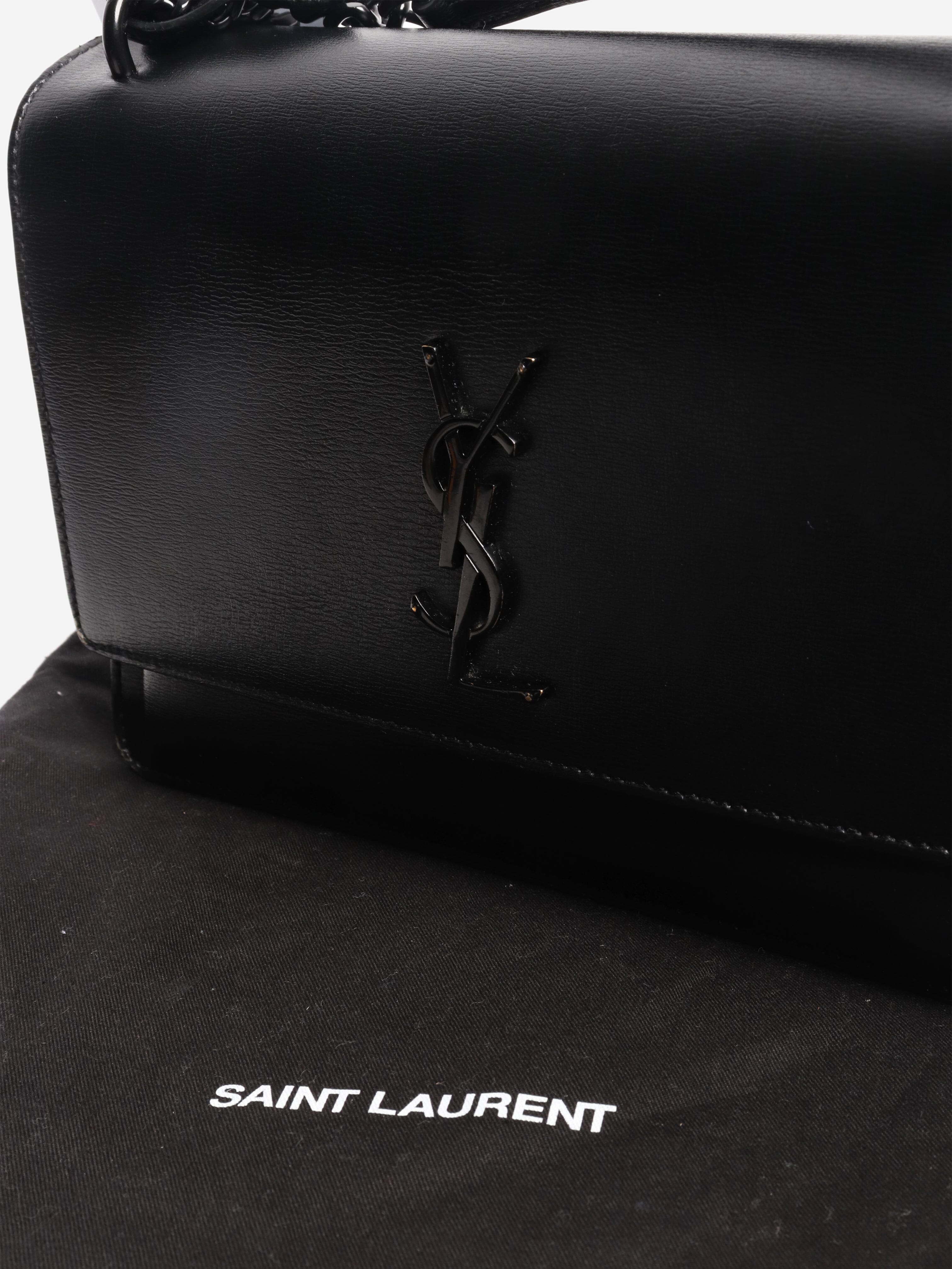 Black medium Sunset bag Cross-body Bags Saint Laurent 