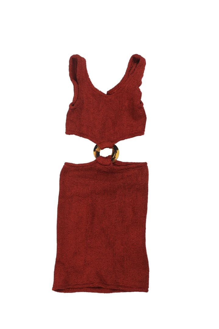 Hunza G Red beachwear - size One size Tops Hunza G 