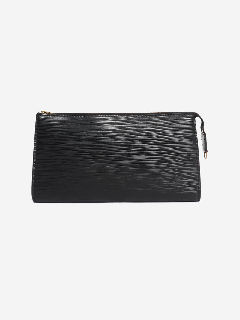 Black 1996 EPI leather key pouch