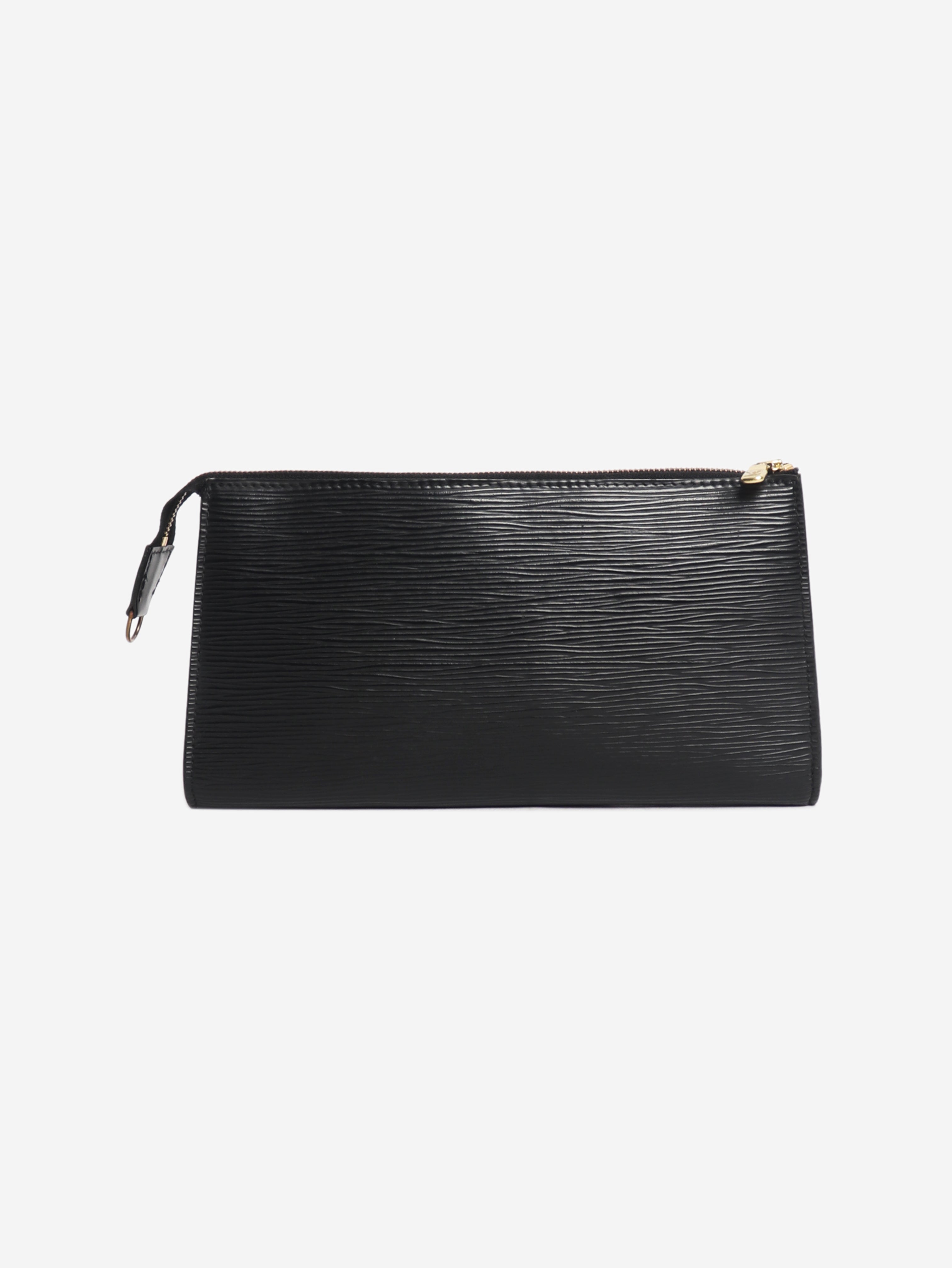 Black 1996 EPI leather key pouch