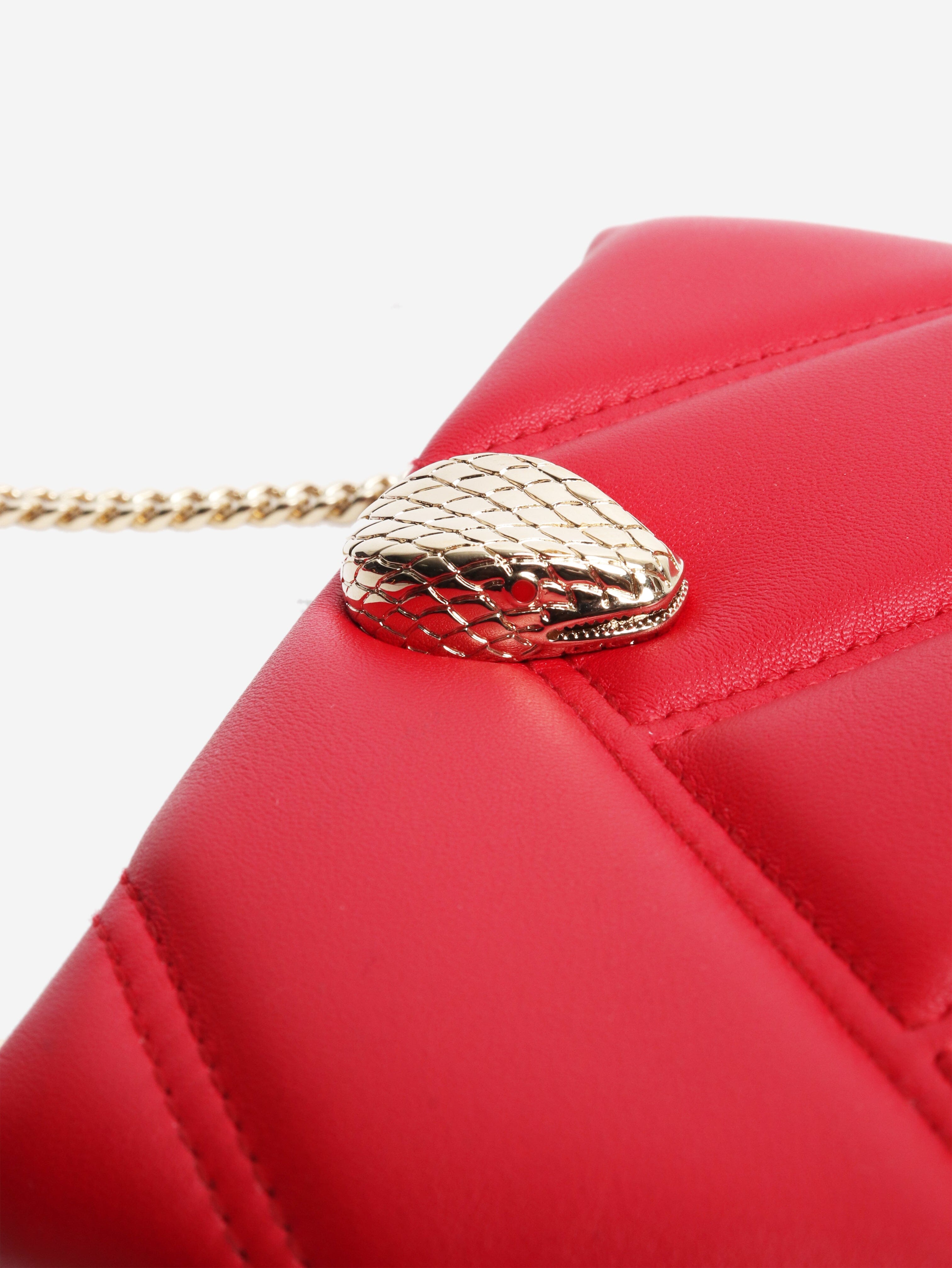 Red Serpenti crossbody pouch Cross-body bags Bvlgari 