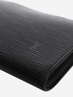 Black 1996 EPI leather key pouch