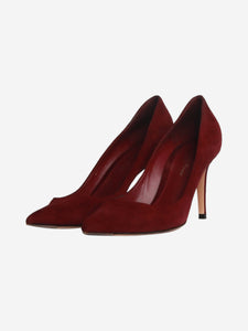 Gianvito Rossi Gianvito Rossi Purple suede pointed toe pumps - size EU 38.5 (UK 5.5)