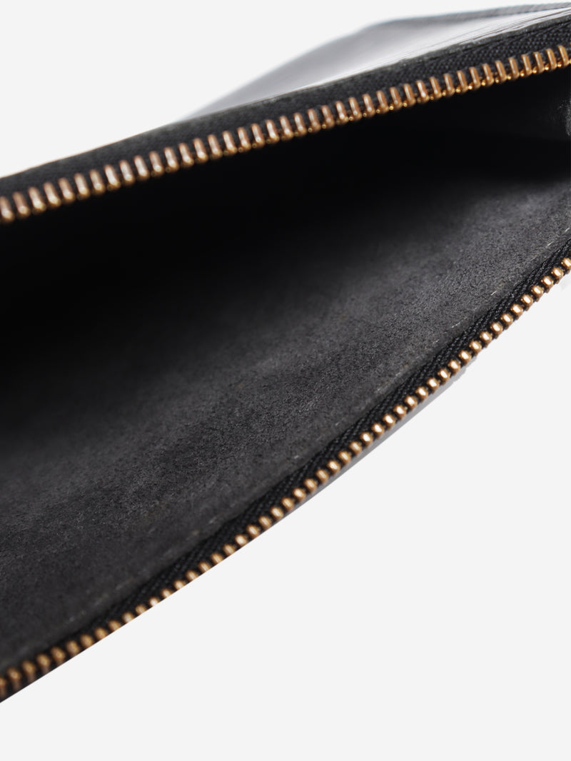 Black 1996 EPI leather key pouch