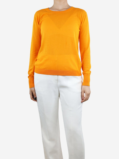 Orange crewneck sweater - size S Knitwear Acne Studios 