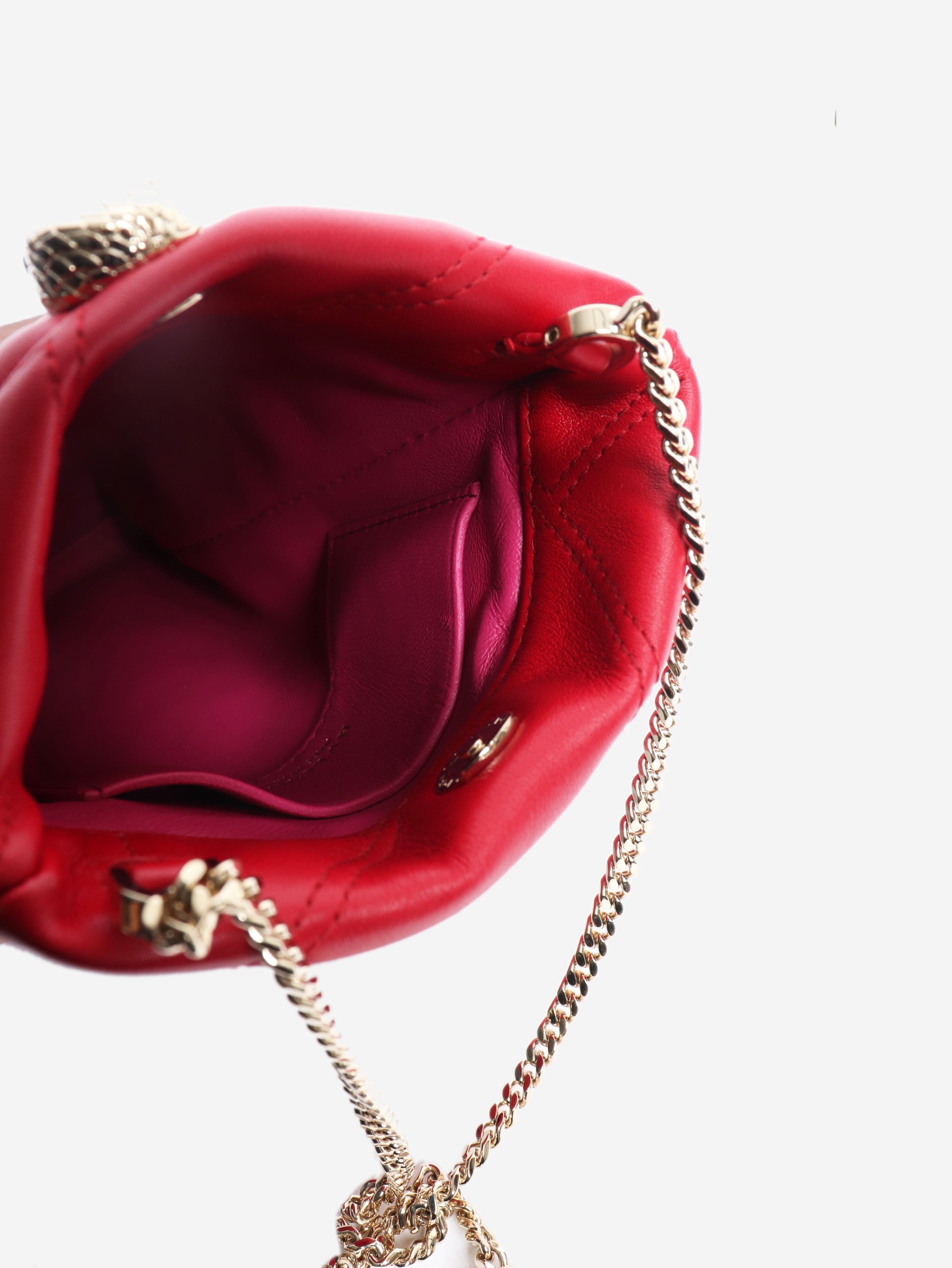 Red Serpenti crossbody pouch Cross-body bags Bvlgari 