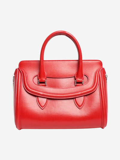 Red leather heroine top handle bag Top Handle Bags Alexander McQueen 