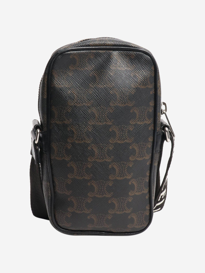 Celine Brown Triomphe Messenger bag - size Shoulder bags Celine 