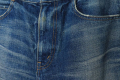 Blue Triomphe denim shorts - size UK 8 Denim Celine 
