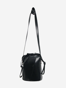 Chloe Black small Tulip leather bucket bag