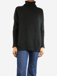 Chinti & Parker Black cashmere turtleneck  jumper - size XS