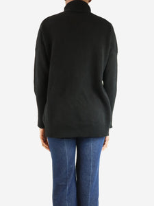 Chinti & Parker Black cashmere turtleneck  jumper - size XS