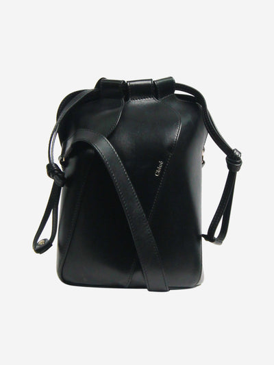 Black small Tulip leather bucket bag Shoulder bags Chloe 