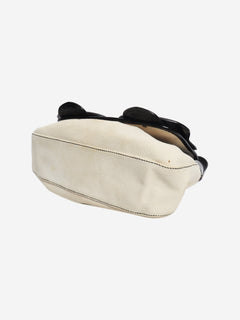Cream vintage B canvas bag Top Handle Bags Fendi 