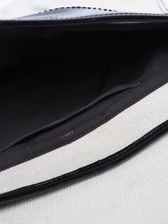 Cream vintage B canvas bag Top Handle Bags Fendi 