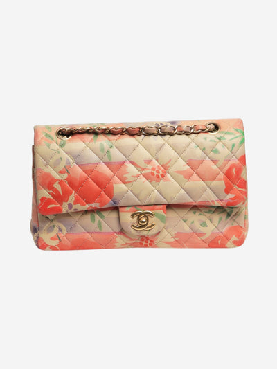 Multicolour 2009 medium lambskin watercolour Classic Double Flap bag Shoulder bags Chanel 