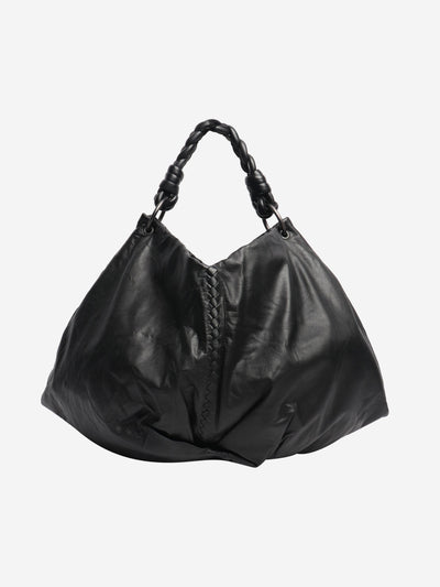 Black Aquilone Fortune Cookie hobo bag Shoulder Bag Bottega Veneta 