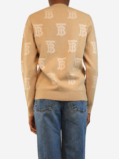 Neutral TB Monogram jumper - size XS