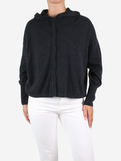 Grey hooded cashmere sweater - size M/L Knitwear ME+EM 